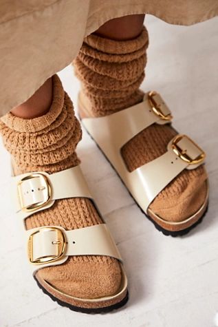 Arizona Big Buckle High Shine Birkenstock Sandals | Free People (Global - UK&FR Excluded)