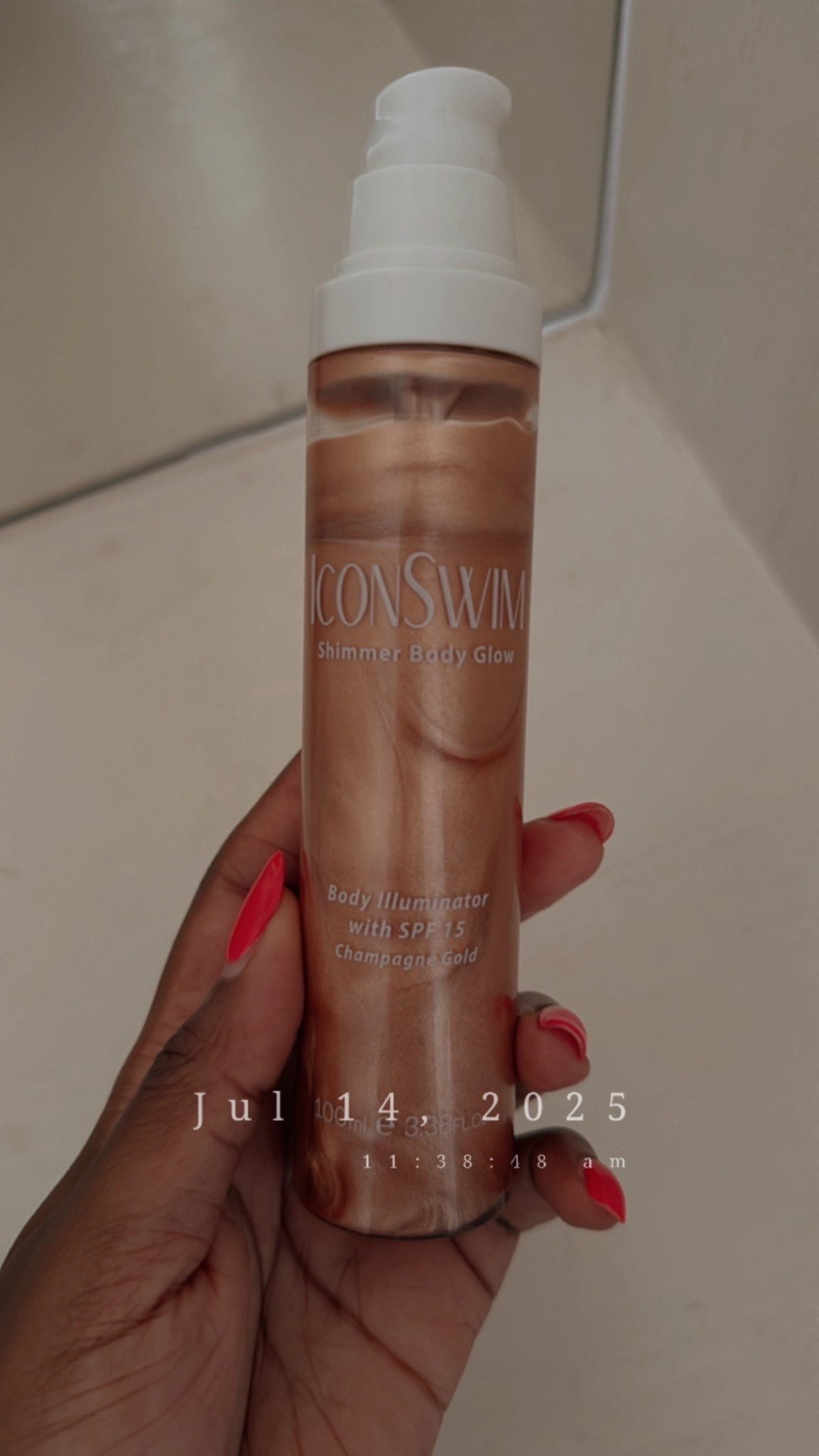 Iconswim.com love this shimmer and it smells like chocolate.
🥰😍😍