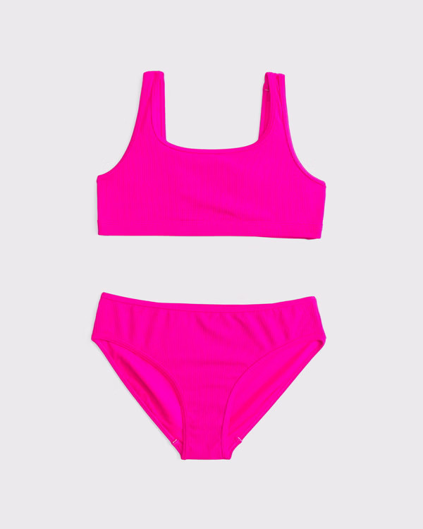 girls scoopneck two-piece swimsuit | girls | Abercrombie.com | Abercrombie & Fitch (US)