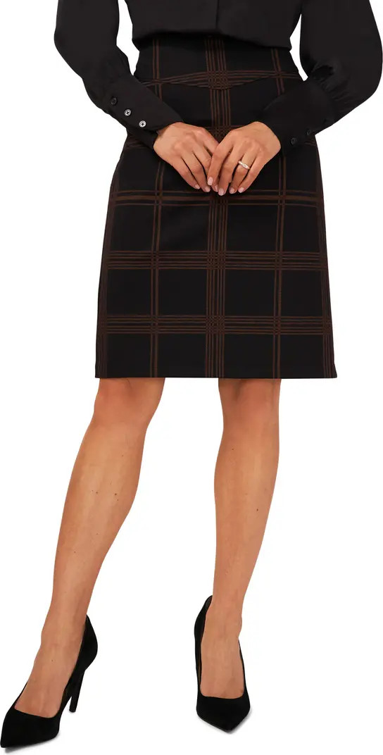 Plaid Seamed Pencil Skirt | Nordstrom