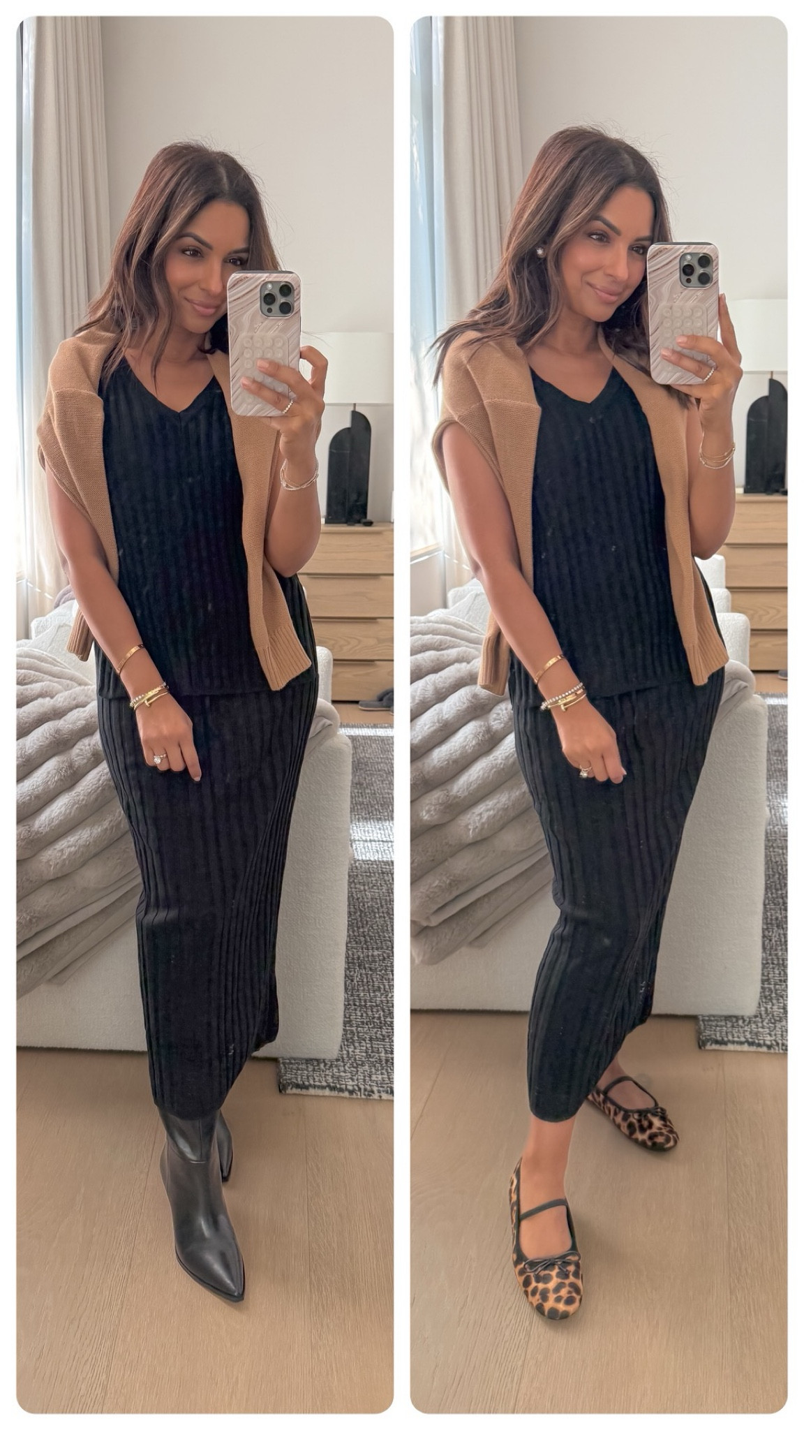 Amazon set- wearing an xs runs TTS!
In the flats I also did my true size 7- size up if between! Boots also run TTS

#LTKShoeCrush #LTKStyleTip