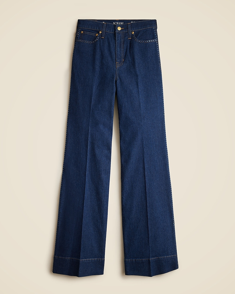 Embellished denim trouser | J. Crew US