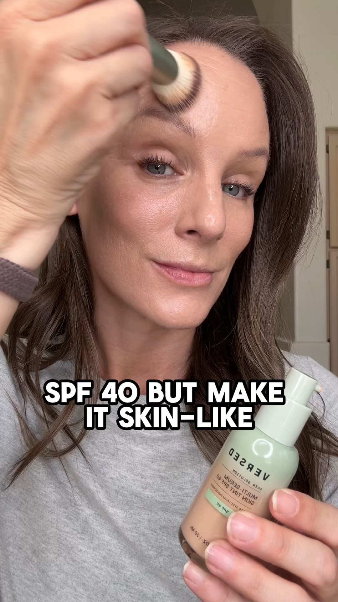 This serum skin tint SPF 40 is such a win — lightweight, hydrating, and gives that natural, skin-like finish with buildable coverage. I apply it with their Face Diffuser Brush and I’m obsessed with how even and glowy my skin looks. It feels like skincare but perfects the complexion at the same time. Definitely buying another when this runs out.

#versedskin #skintint #sunscreen #beautyover40 #foundation

#LTKOver40 #LTKBeauty #LTKgrwm