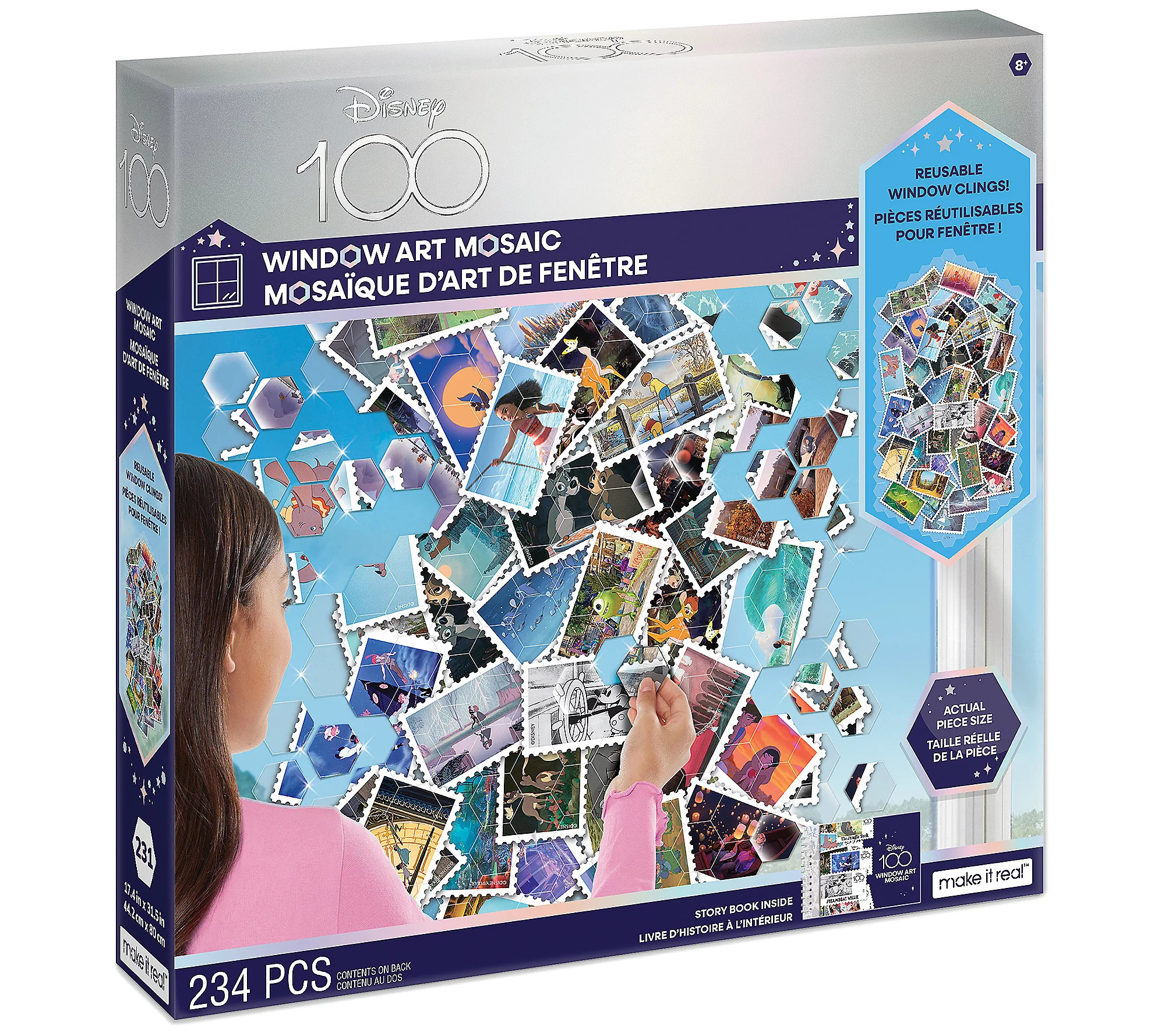 Make It Real Disney Window Art Mosaic - 234pc | QVC