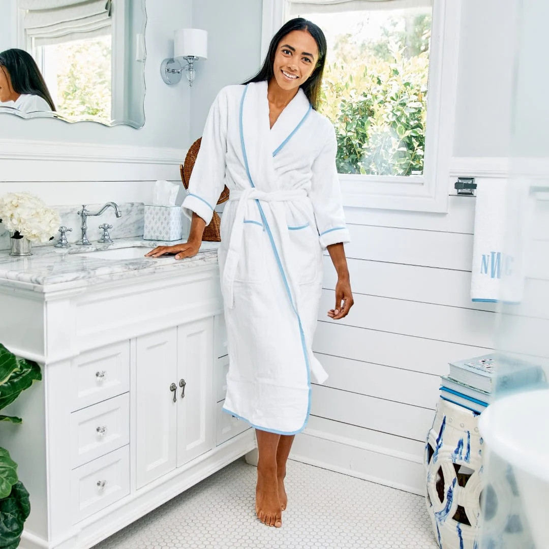 Women’s Personalized Long Plush Luxury Robe | Weezie Towels | Weezie Towels