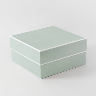 Large Square Box Solid Mint with White Edge - Sugar Paper™ + Target | Target