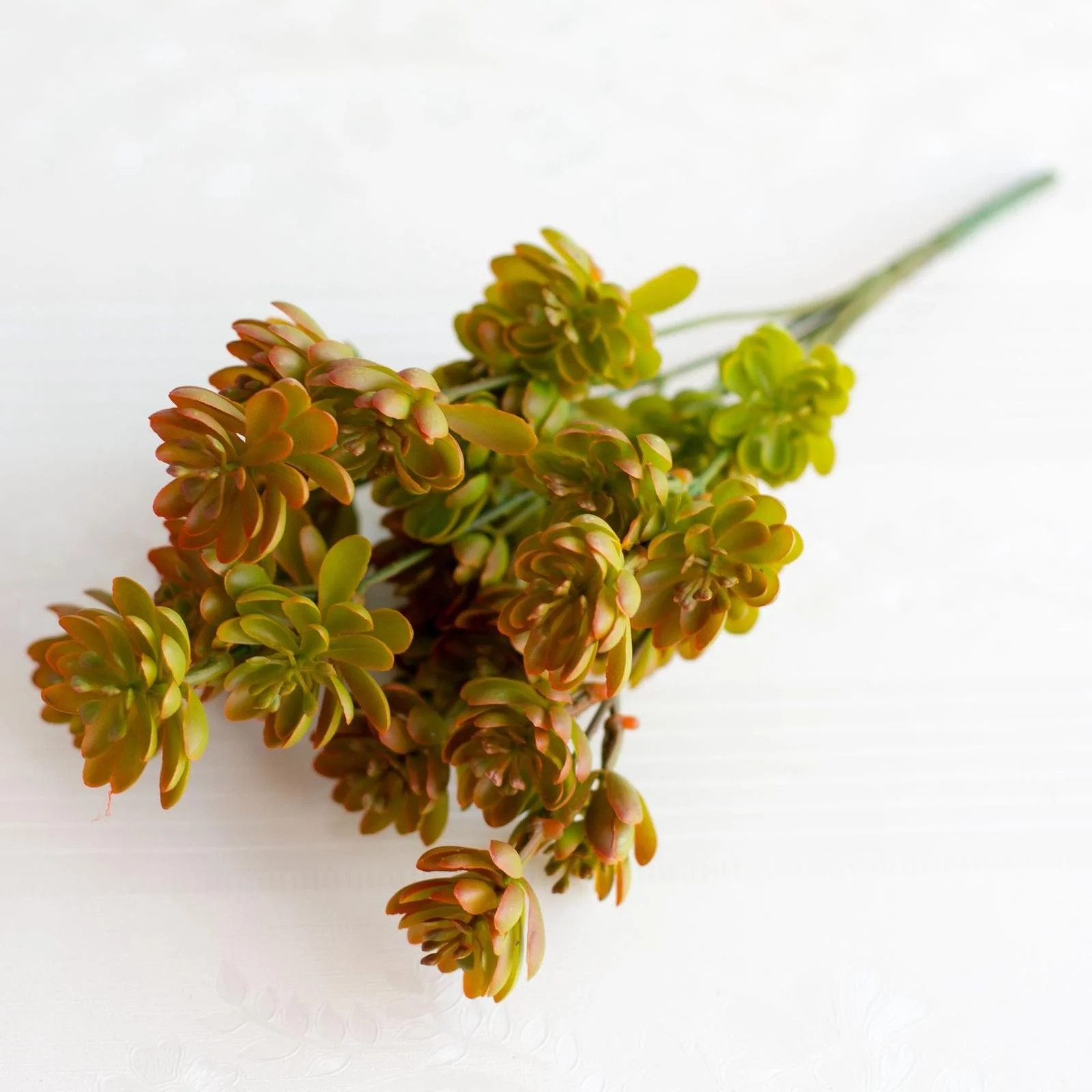 Fall Decorations For Home The Succulent Iron Lotus Is Orange Fake Outdoor Flowers Sunflower Decor... | Walmart (US)