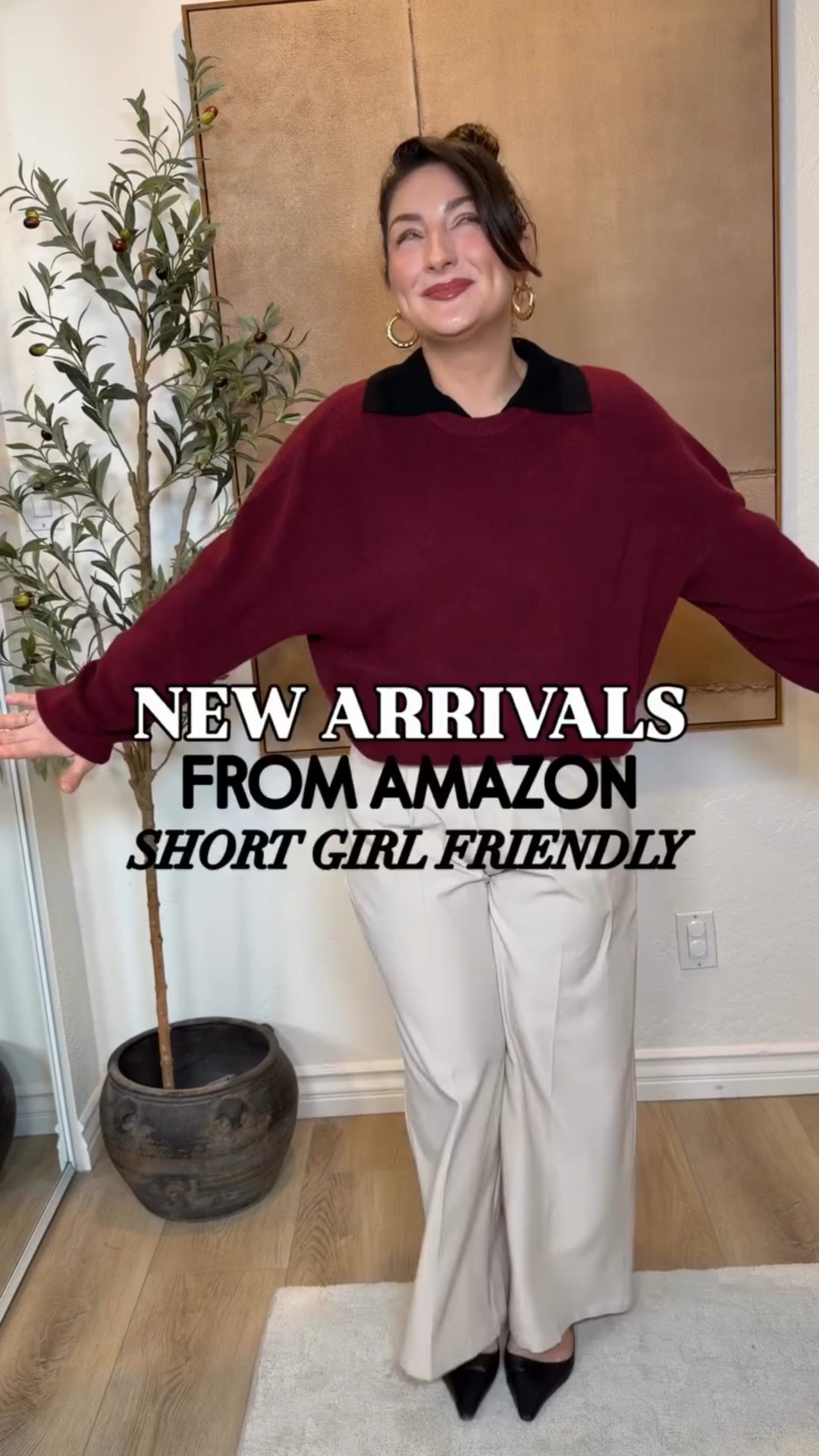 How cute are these petite friendly options from Amazon!? Great options for winter work outfits! 

💕For sizing, I am 5’0” & 140lbs. Oversized sweater size xs, long sleeve polo, off shoulder top and dress size small, pants size small petite! 

#LTKWorkwear #LTKPetite #LTKFindsUnder50