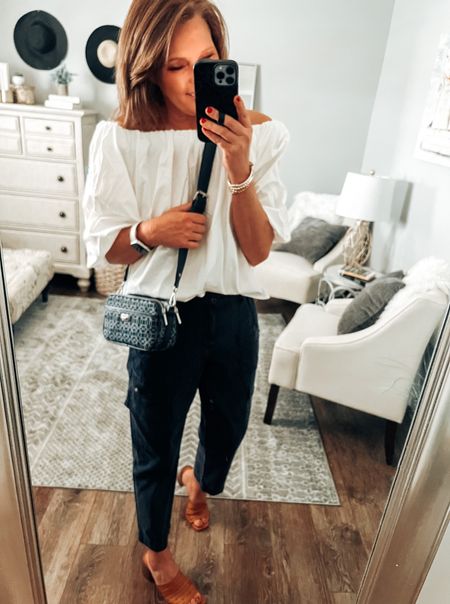 Time and Tru cargo pants have been my go-to pants here lately. These come in more colors and have some stretch in them. 

Walmart fashion, Walmart finds, Walmart outfits, pants, tops, cropped ankle pants, casual outfit, business casual, everyday outfit, best sellers, Walmart 

#LTKshoecrush #LTKunder50 #LTKstyletip