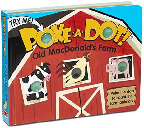 Melissa & Doug Children's Book - Poke-a-Dot: Old MacDonald’s Farm (Board Book with Buttons to P... | Amazon (US)