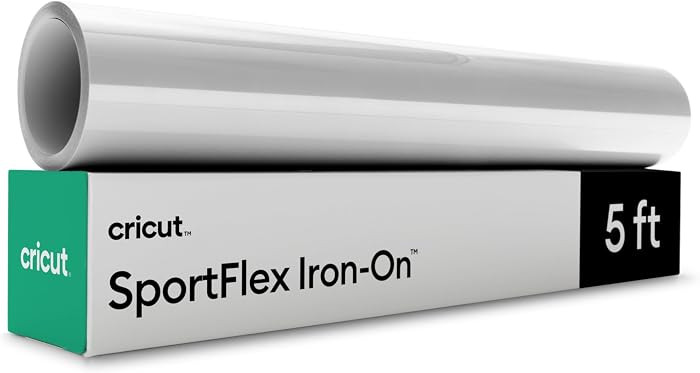 Cricut\u00ae SportFlex Iron-On, White (5 ft) | Amazon (US)