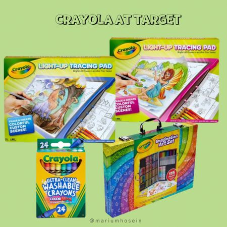 #ad Do you remember tracing pictures with tracing paper as a kid and later saying you were just that talented an artist?
Let me introduce to you the crayola light up tracing pad @crayola
Place a tracing sheet on the light up pad, then use a blank sheet and a graphite pencil to trace the image. Color the picture next with the coloring pencils that come with the light up tracing pad.
My kids have spent so long getting creative with their personal light up pads. Trust me your kids won’t want to share just 1 between them (comes in blue and pink). The different stencils sheets that come with the pad are so cool. Listen, if you’re taking a trip, a long flight, you want your kids to explore their creativity - this is the gift for them. We actually have family challenges with this light up pad…who made the most creative piece of art.

p.s: This is my go to gift for kids birthdays. 
Find it in your arts and crafts aisle @target

#target #targetpartner #crayon