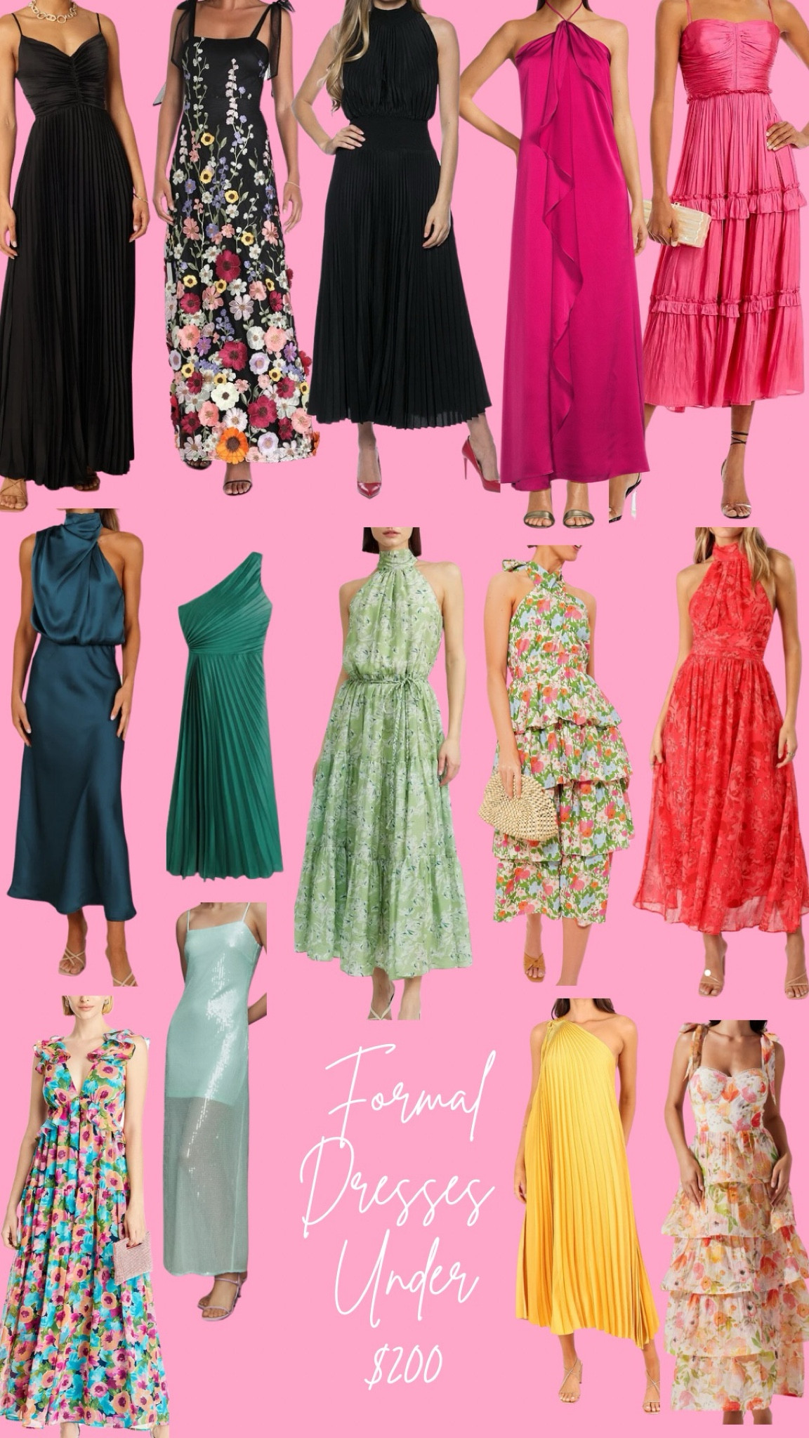 black tie & formal wedding guest dress options under $200 💛

#LTKSummerSales #LTKSaleAlert #LTKWedding