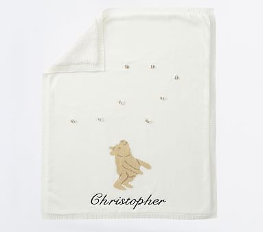 Disney Winnie the Pooh Heirloom Baby Blanket | Pottery Barn Kids