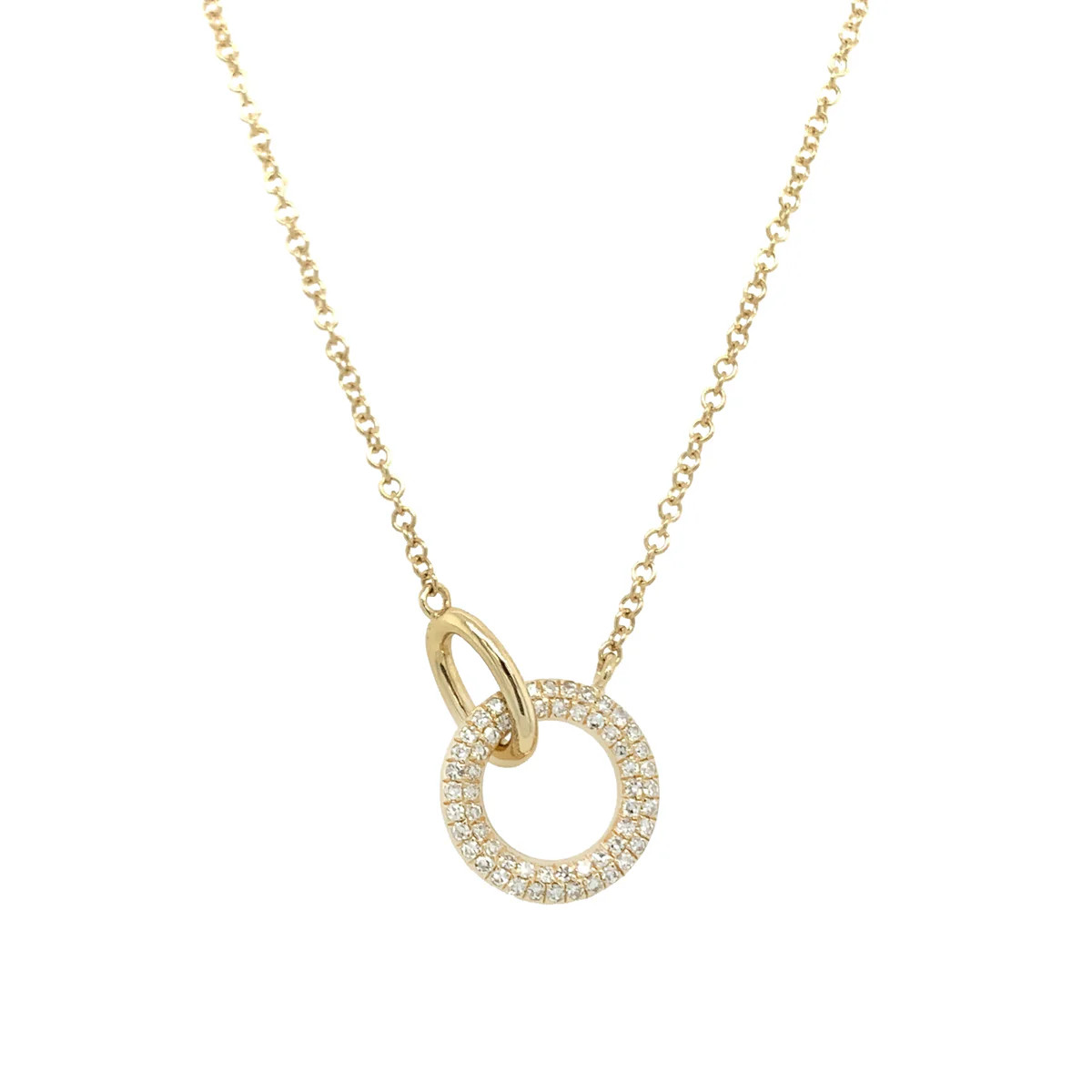Diamond Interlocking Necklace | Jennifer Miller Jewelry