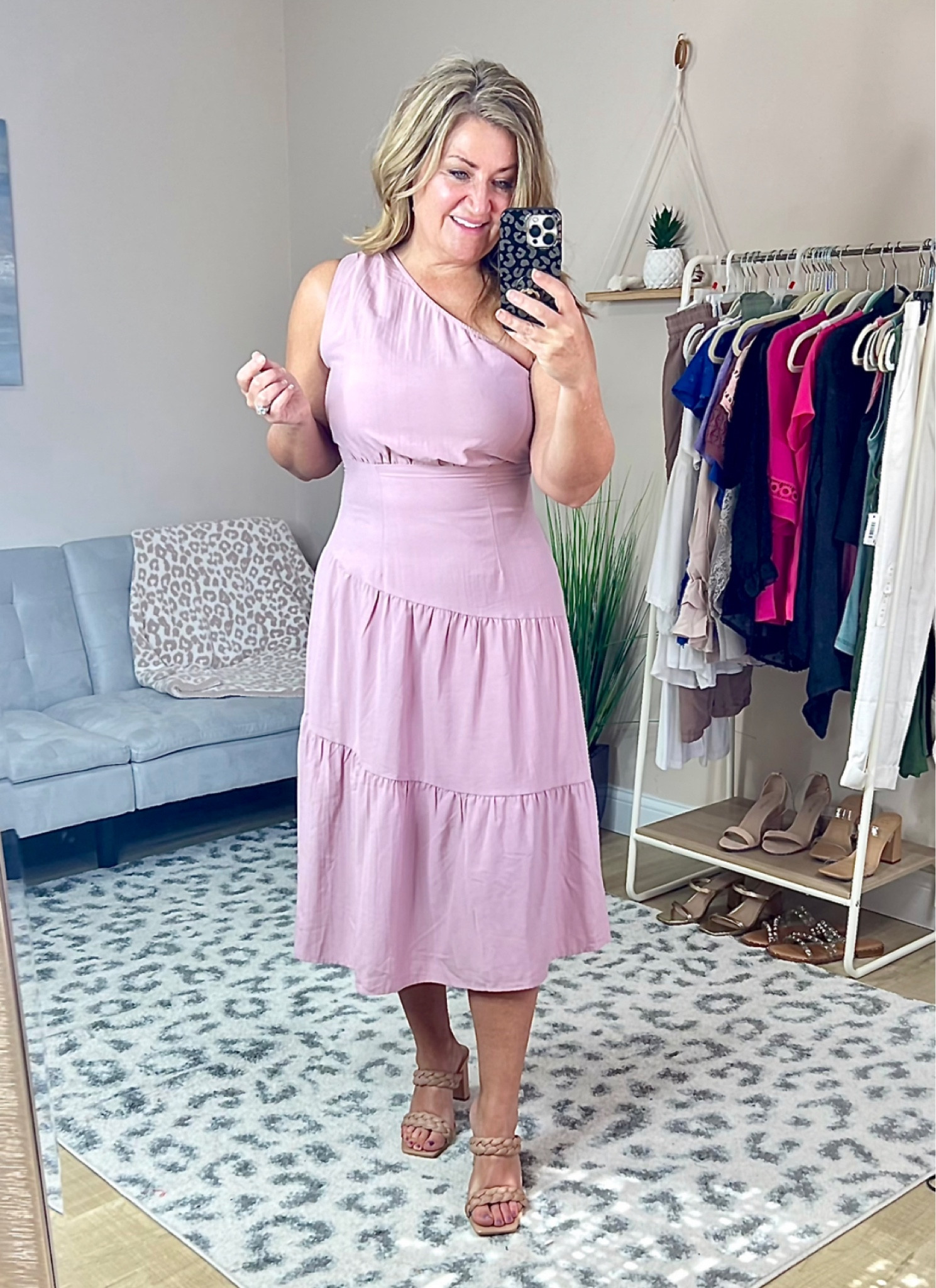 Adorable dress perfect for spring and summer events! TTS unless you carry weight in mid section or bust, then size up one. Sandals are so comfy and versatile!

#LTKcurves #LTKsalealert #LTKstyletip
