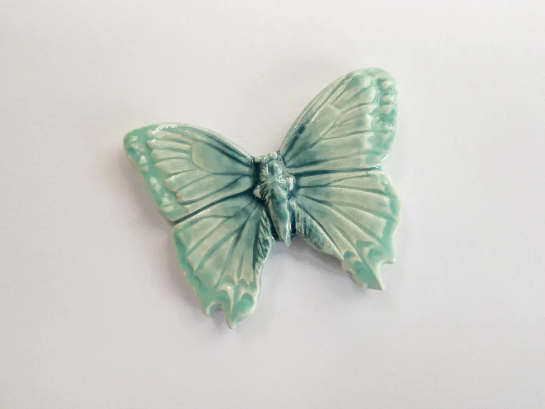 Teal Blue Ceramic Butterfly Mosaic Tile Insect Bug for Mural Table Backsplash - Etsy | Etsy (Global)