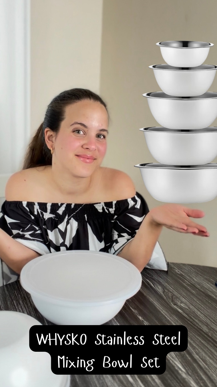 If you love cooking but hate the mess… this is a must 👀
I used to use so many bowls and it was always a mess 😩
Now I mix, cook, and serve all in one 🙌
They stack to save space and are so easy to clean ✔️
Plus… dishwasher safe 💯
Trust me, this makes life so much easier 🤍
Shop it here 👇

#LTKdayinmylife #LTKmomlife #LTKHome