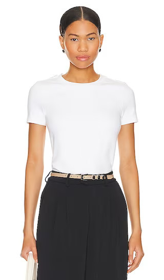 Cuts Tomboy Tee in White. - size S | Revolve Clothing (Global)