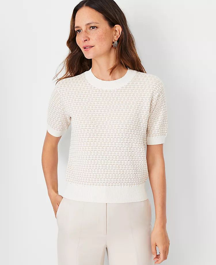 Textured Stitch Sweater | Ann Taylor (US)