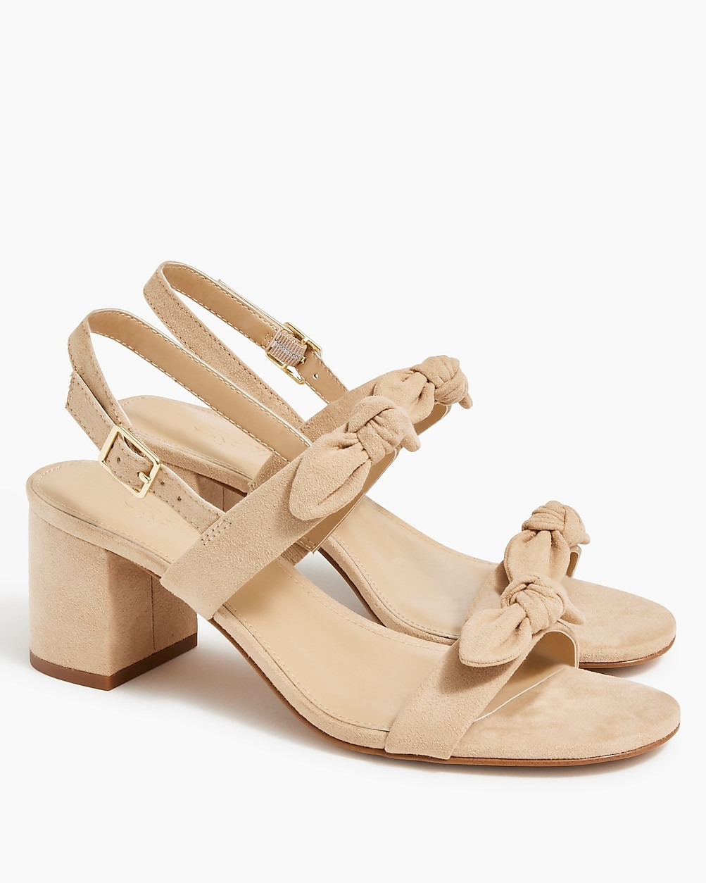 Bow heeled sandals | J.Crew Factory