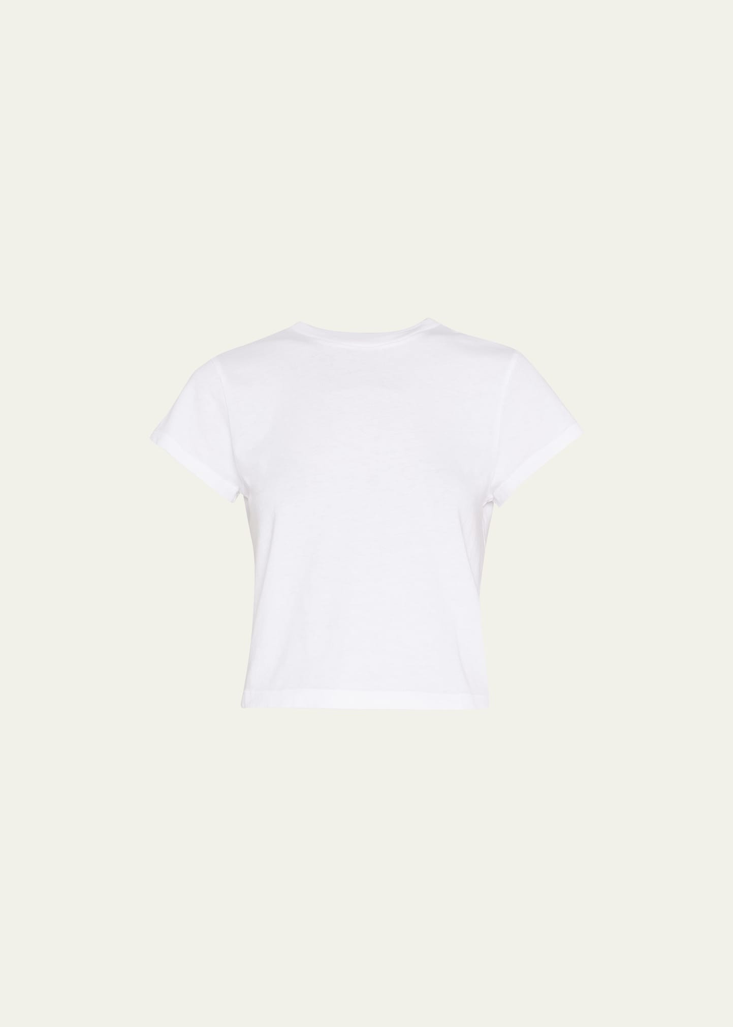 AGOLDE Adine Cropped Crewneck Tee | Bergdorf Goodman