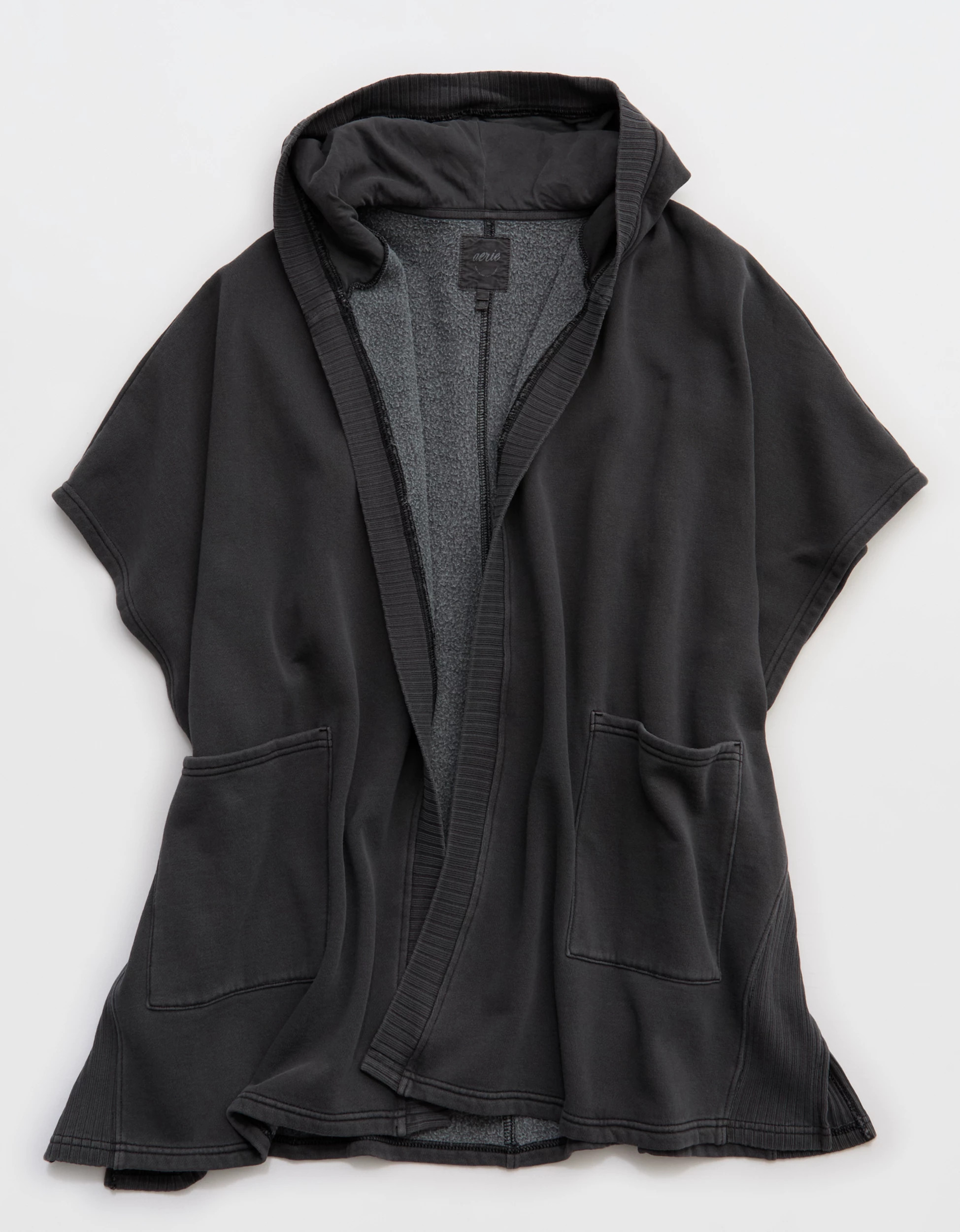 Aerie Hooded Fleece Cape | Aerie