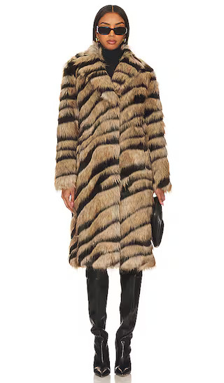 Bengal Kiss Coat in Tiger Stripe | Revolve Clothing (Global)