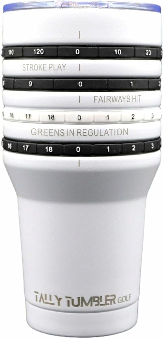 Tally Tumbler Golf Stainless Steel Cup, 30 oz Leak Proof Lid, Double Wall Insulation, Golf Tumble... | Amazon (US)