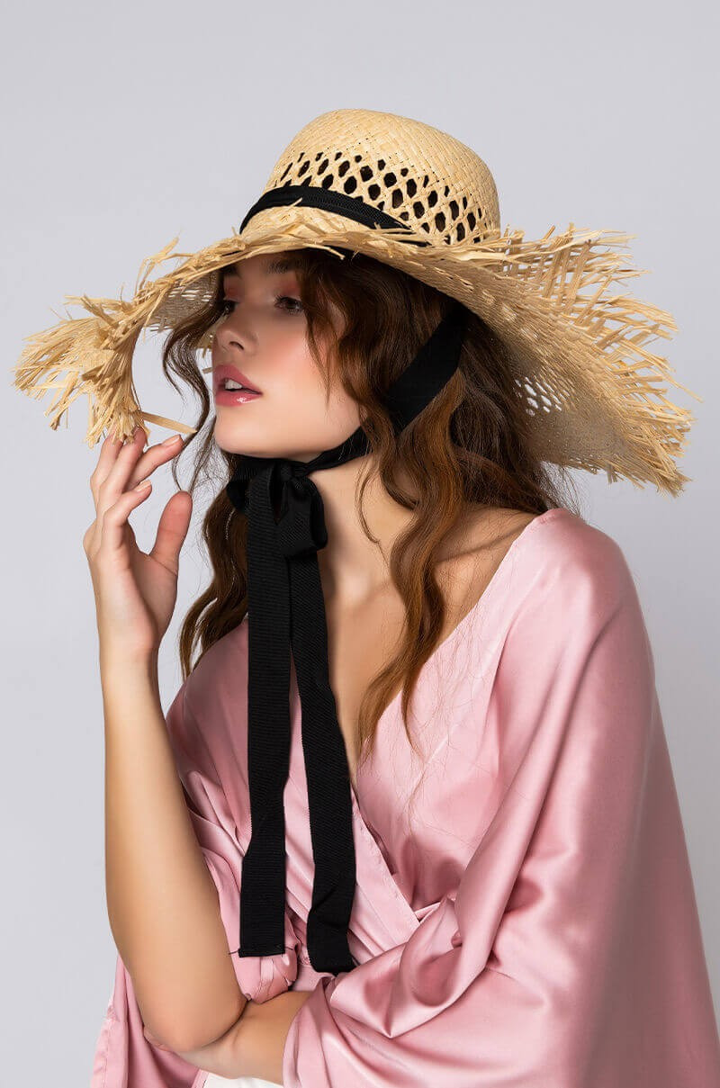 SUNNY SIDE STRAW HAT | AKIRA