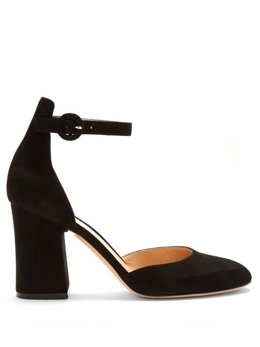 Mary-Jane suede pumps | Gianvito Rossi | Matches (US)