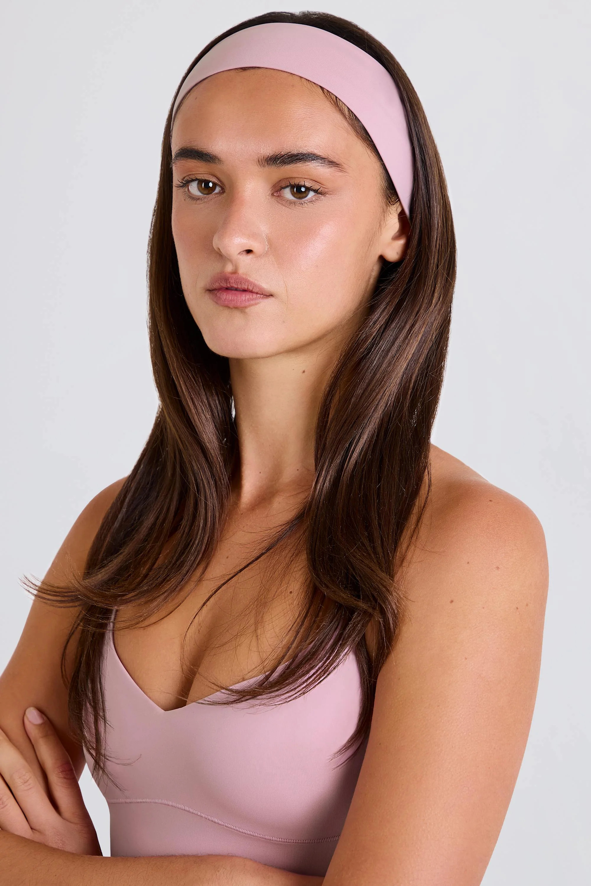 Stretch Headband in Mauve | Oh Polly