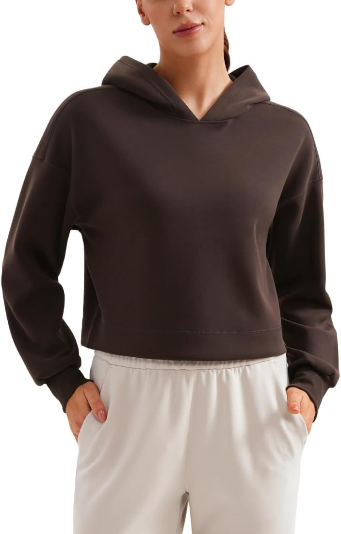 CRZ YOGA SoftAura Cropped Hoodies | Amazon (US)
