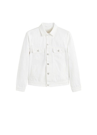 MANGO MAN White denim jacket | MANGO (US)