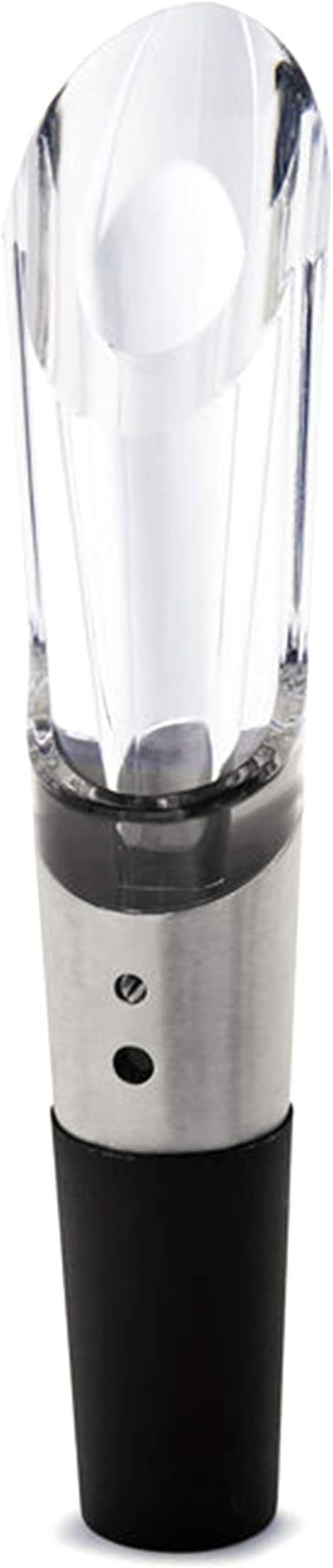Rabbit Wine Aerator and Pourer, 1.1 x 1.1 x 5.2 inches, Clear/Stainless Steel | Amazon (US)