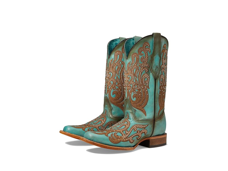 Corral Boots C4095 Cowboy Women's Boots Turquoise : 9.5 B - Medium, Leather | Zappos