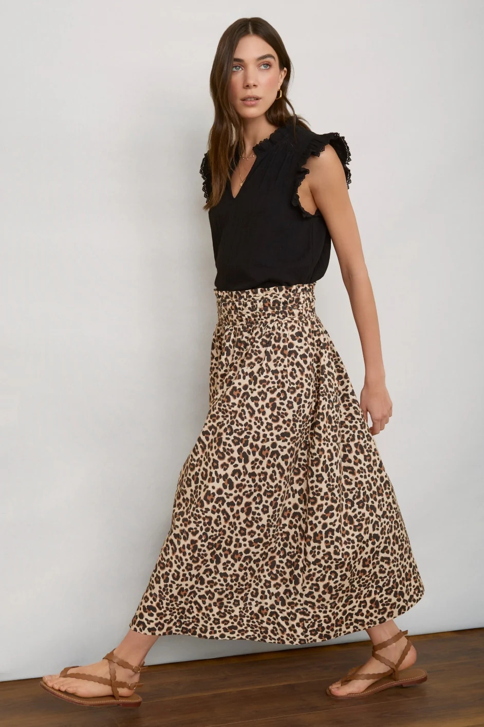 Nylah Skirt - Leopard | WYSE London