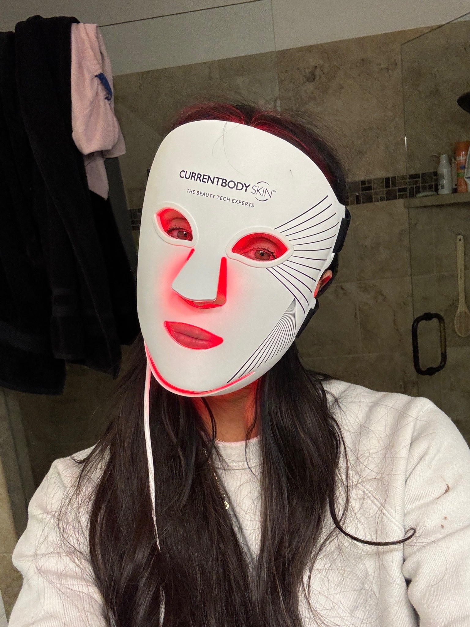 I always spook my family in this- but it really does work! I use it twice a week if I can and definitely notice a difference