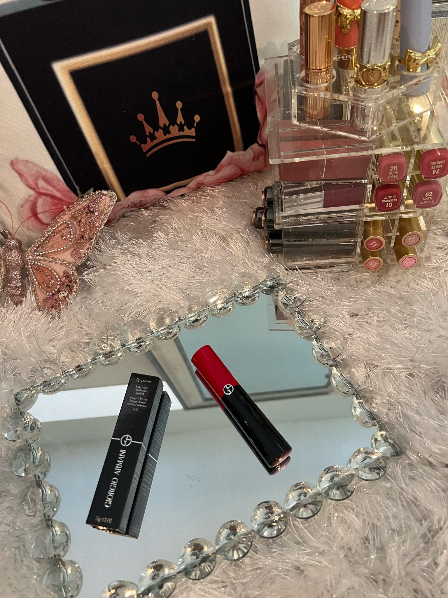 Giorgio Armani iconic red shade 400. Long-lasting Lipstick, Lightweight, High Pigment Lip Color. Shop at the Sephora savings event! All under $50. Xoxo!

Mother’s day gifts guide, gifts for her, rare beauty, clinique, bum bum cream, huda beauty, kayali, nars concealer, Makeup finds, Sephora sale, perfume, beauty faves, beauty finds, Sephora collection, makeup looks, no makeup look, lipstick, eyeshadow palette, mascara, skincare, eyelashes, eyeliner, lip liner, highlight, blush, bronzer, foundation, concealer, setting powder, setting spray, sunscreen, lip gloss, fenty beauty, valentino, gucci, too faced, urban decay, dyson airwrap, blow dryer, hair dryer, dyson supersonic, chloe, ysl beauty, Pat McGrath, clinique, moisturizer, eye cream, brow gel, eye pencil, eyeliner, face palette, hair care, heat protectant, hair straightener, curling iron, curling wand, Vacation outfits, festival, spring break, swimsuits, travel outfit, Spring style inspo, spring outfits, summer style inspo, summer outfits, espadrilles, spring dresses, #ootdguides #LTKSummer #LTKSpring  

Follow my shop @lovelyfancyme on the @shop.LTK app to shop this post and get my exclusive app-only content!

#liketkit #LTKGiftGuide #LTKSeasonal #LTKsalealert #LTKBeautySale #LTKFind #LTKtravel #LTKitbag #LTKfit #LTKunder100 #LTKbeauty #LTKFestival #LTKU #LTKworkwear #LTKstyletip #LTKshoecrush
@shop.ltk

#LTKBeautySale #LTKunder50 #LTKstyletip