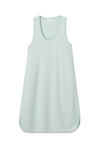 Pima Tank Gown in Parisian Green | Lake Pajamas