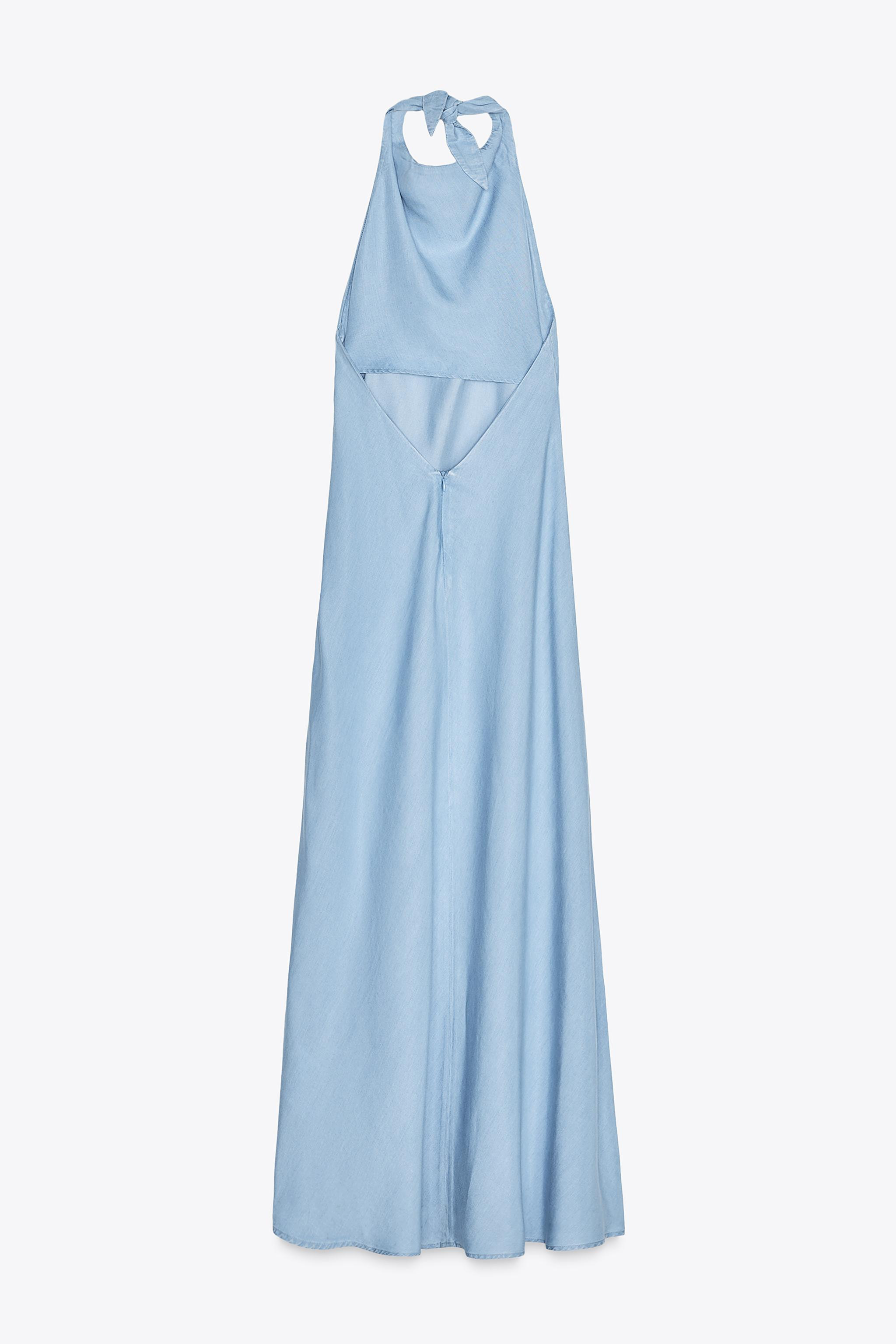 FLOWING HALTER DRESS | Zara UK