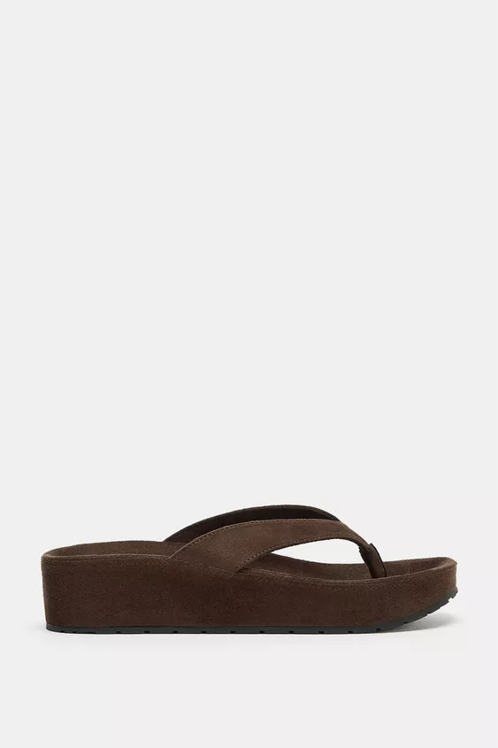 PLATFORM SANDALS WITH STRAP | Zara UK