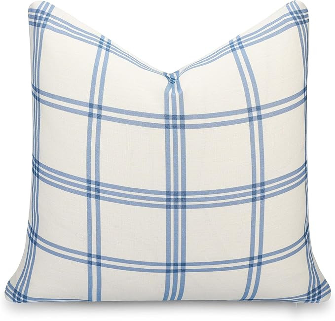 Crumbs Home California Casual Coastal Indoor Outdoor Throw Pillow Cover, 22"x22" Water Repellent ... | Amazon (US)