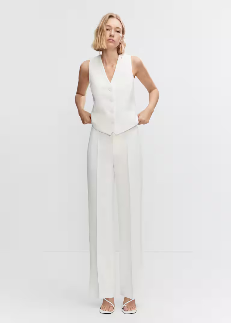 Pantaloni diritti completo -  Donna | Mango Italia | Mango IT