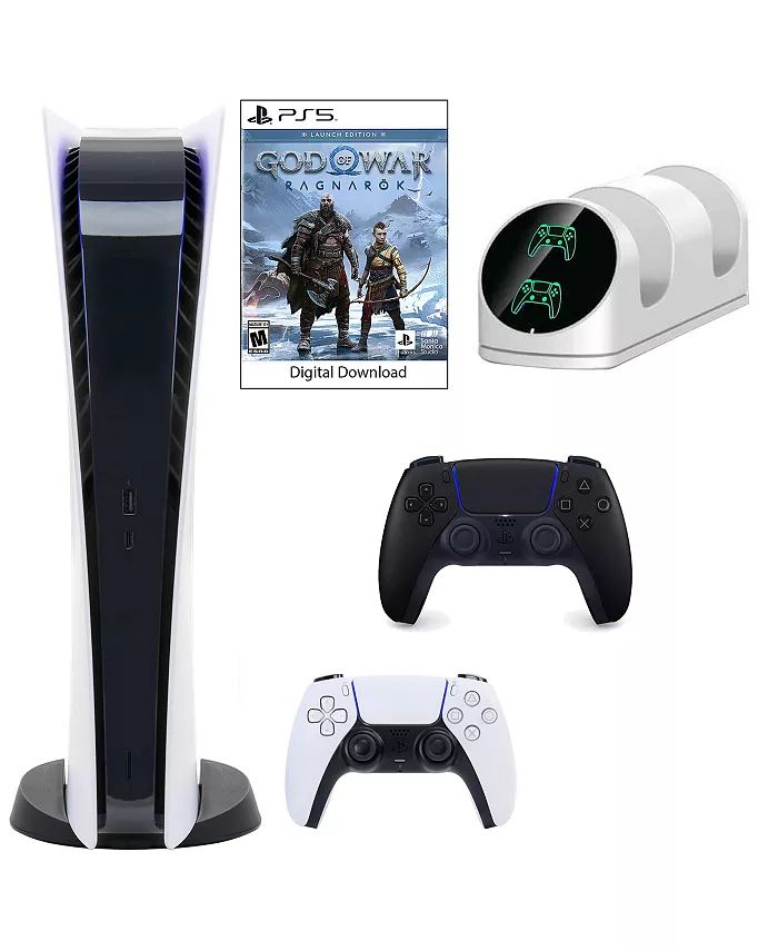 PS5 Digital GOW Console w/ Extra Dualsense Controller & Charging Dock | Macys (US)