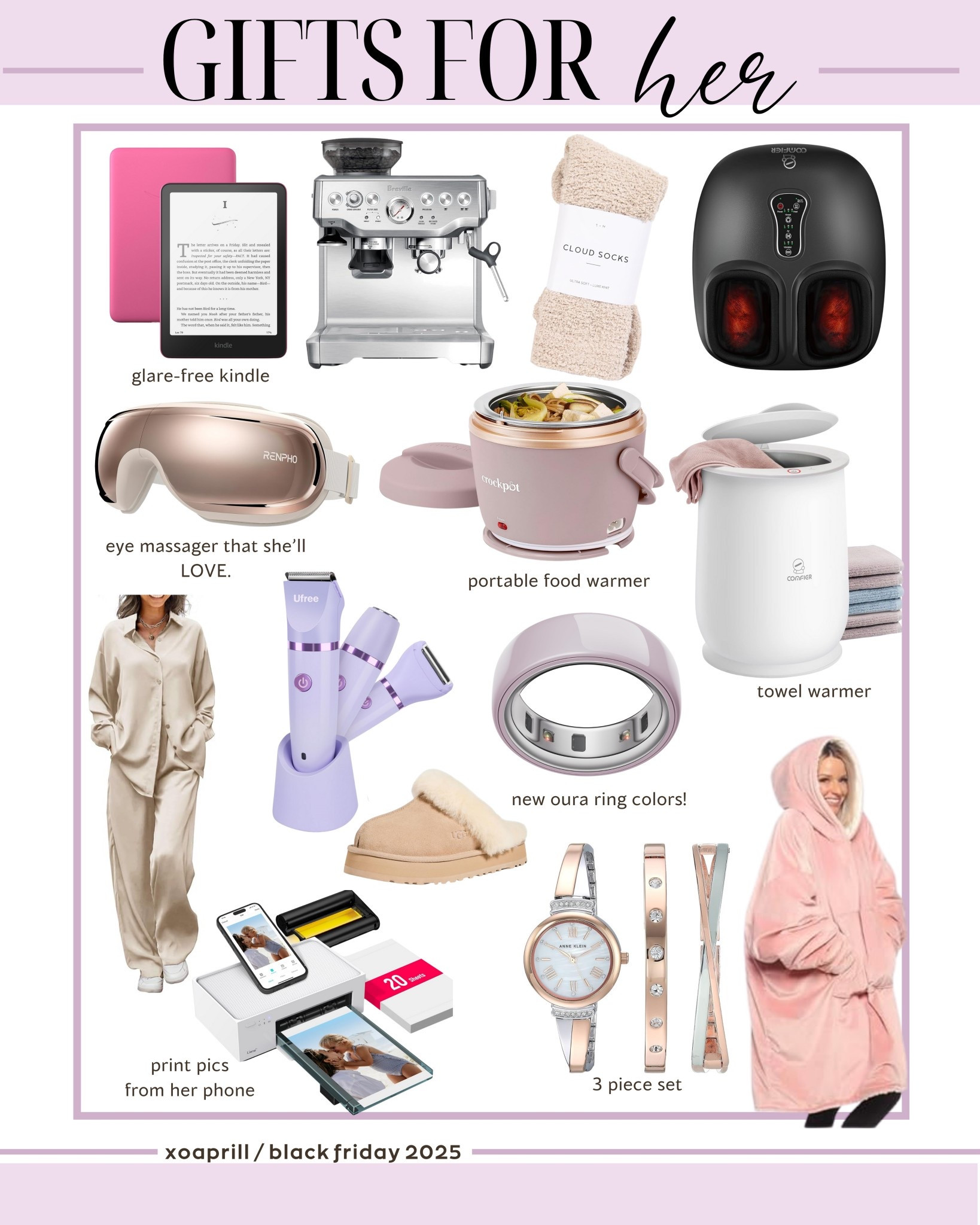 Amazon Black Friday deals - gift ideas for her 

#LTKGiftGuide #LTKHoliday #LTKCyberWeek