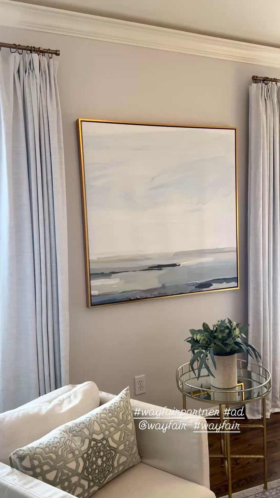 If you’re looking for large scale art - we’ve got you covered! #wayfairpartner #ad @Wayfair #wayfair this gorgeous piece comes in lots is sizes and frame colors!

#LTKSaleAlert #LTKHome