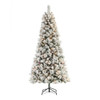 Click for more info about Holiday Time 7.5-Foot Pre-Lit Flocked Lakewood Spruce Artificial Christmas - Walmart.com