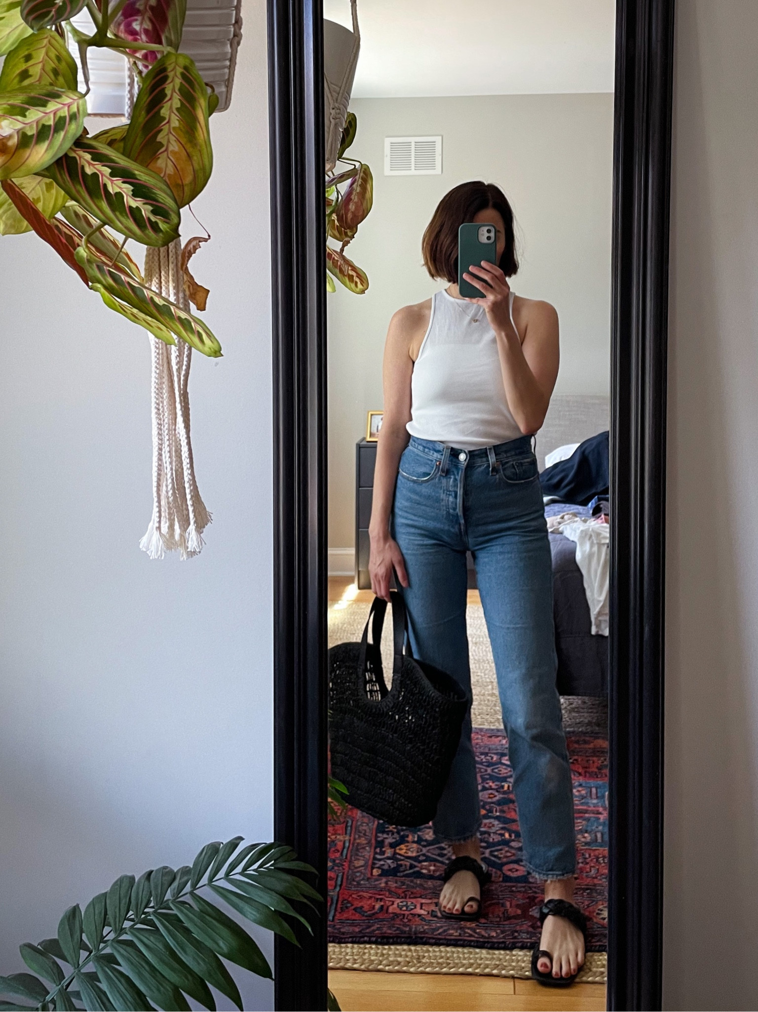 •Levi’s Wedgie Straight (24/26) — ON SALE!
•H&M tank top
•Free People bandeau
•BCBGeneration braided leather sandals
•Cos bag
•AUrate Connection necklace — ON SALE!

#LTKsalealert #LTKSeasonal