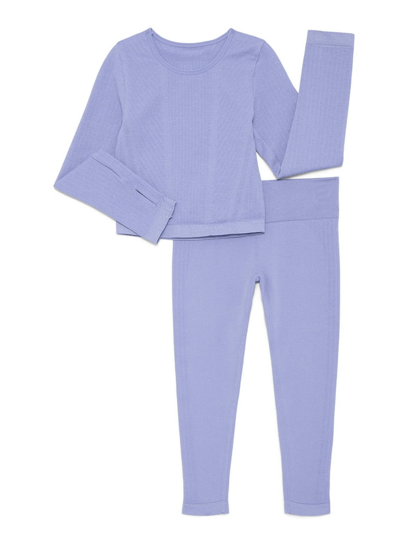 Athletic Works Girl's Sparkle Seamless Set, 2-Piece, Sizes 4-18 | Walmart (US)